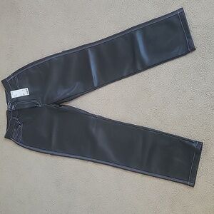 Urban black pleather pants